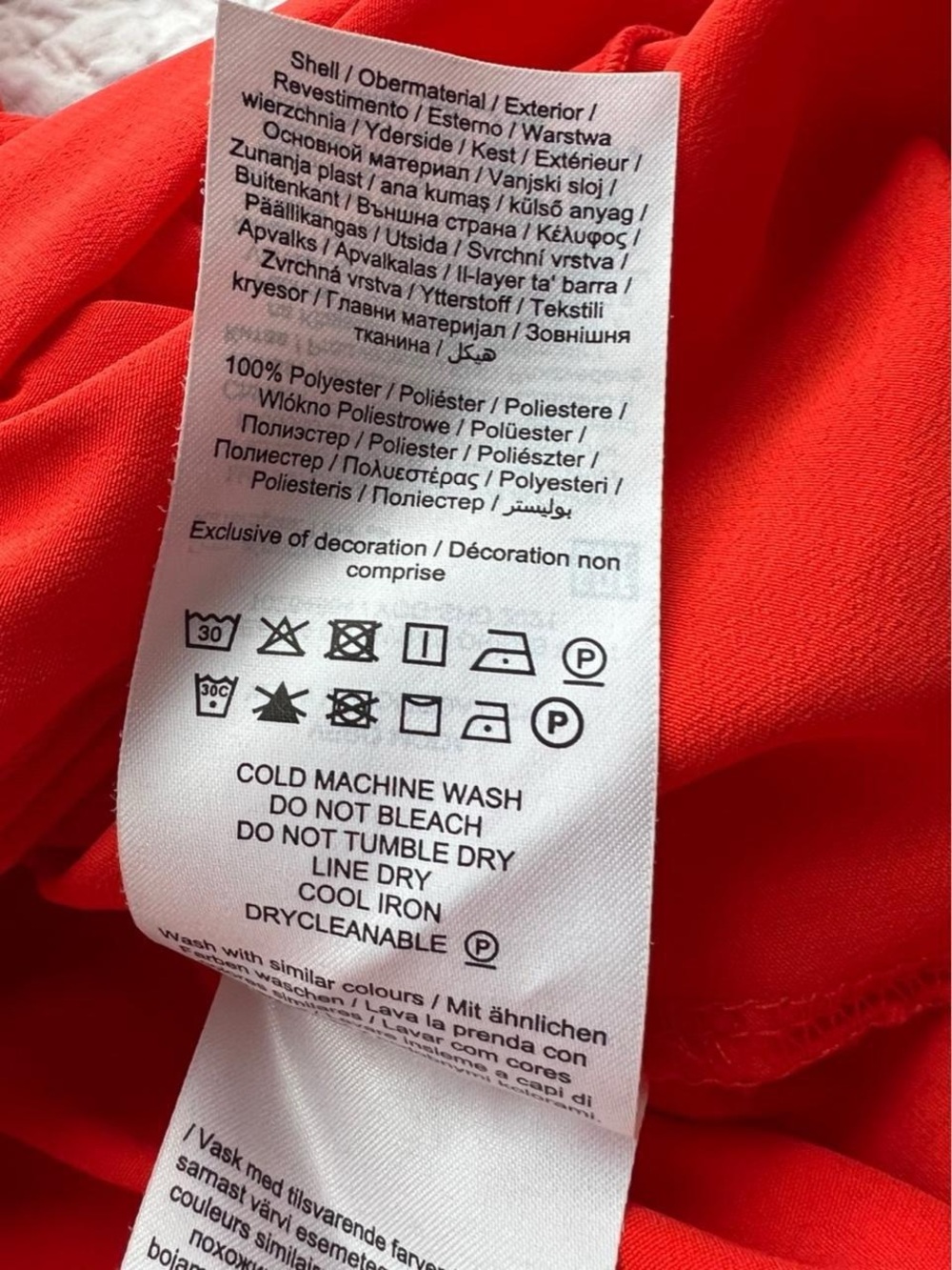Vero Moda Red Wrap Ruffle Mini Dress - Picture 4 of 4